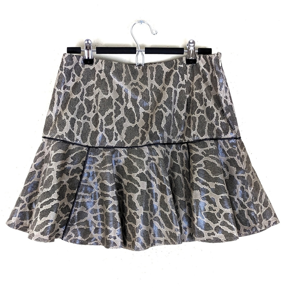 NWOT English Rose Snakeskin A-line Skirt Medium